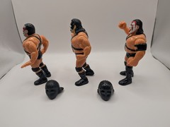 WWF Hasbro Lot, Ax, Smash, Crush Demolition, With Two Masks