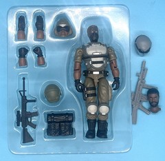 Strike Force Alpha custom Night Viper ARAH 1:18 Gi Joe 3.75 LeCroys Toys