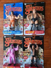 LJN WWE Superstars Series 2 Black Card ULTIMATE WARRIOR VENTURA BUNDY AUSTIN MIB