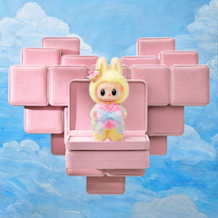 the Monsters Labubu Let’S Checkmate Series-Vinyl Plush Hanging Card, Collectible
