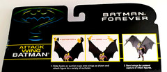 1995 Kenner New Sealed Batman Forever Deluxe Attack Wing Batman Ages 4+