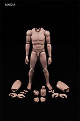 1/6 MX02-A European Male Muscle Body Flexible Man Action Figure
