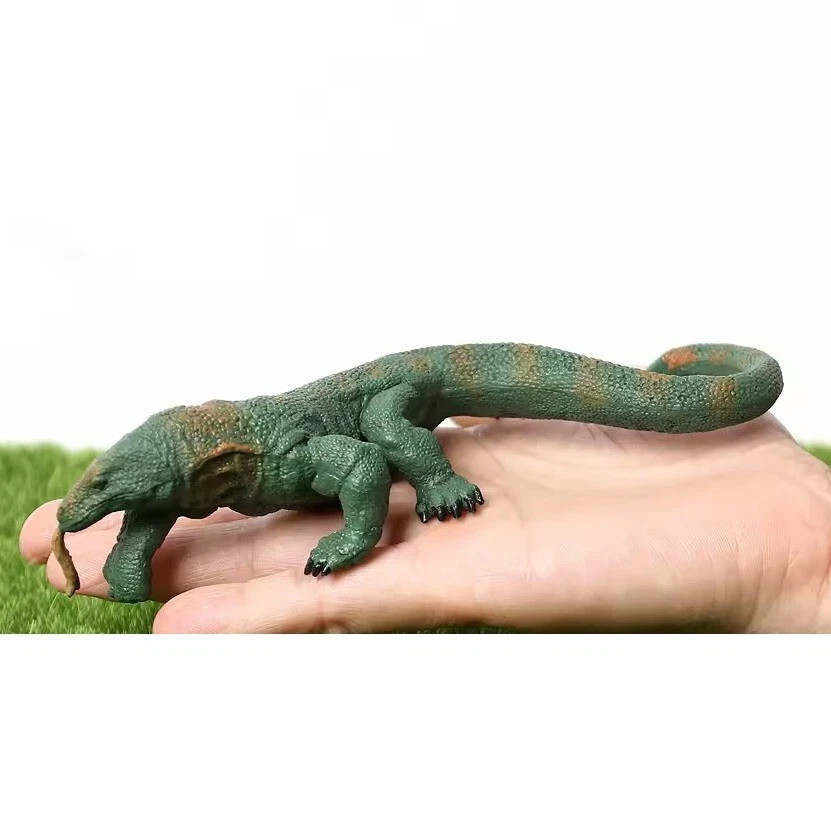 Green Komodo Dragon Animal Toy PVC Action Figure Kids Toys Party Gifts