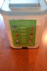 KASKEY KIDS SOCCER GUYS FIGURES TOY PLAYERS REFEREE 2 GOALS WITH CASE USA BRAZIL
