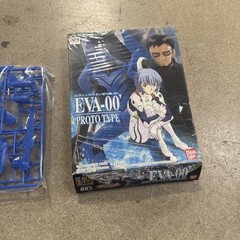 Bandai Evangelion EVA-00 PROTO TYPE Rei Ayanami Blue Vintage & Rare from Japan
