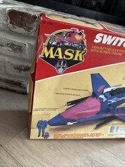 M.A.S.K. SWITCHBLADE 100% Complete w/ Box Unused Stickers Short Viper Mask 1985