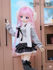 Unveiled Door Syncy Land Grey Ootd 22.5cm/8.8In Bjd Dressable Action Figure Gift