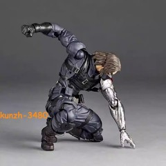 STOCK Captain America Winter Soldier Action Figure Movie Around Model Toys 14cm