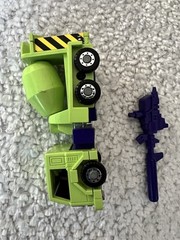 TRANSFORMERS G1 MIXMASTER CONSTRUCTICON – DEVASTATOR w weapon