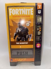Fortnite The Scientist Vending Machine 19 pc New Sealed Gameboy 4” Action Figure