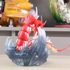 Red Gyarados Anger Anime Game Figure Statue Toy 20cm Box New Zction Gift Toy
