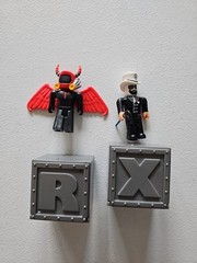 R0BL0X Toys Lot Of 2 Figures w/ Accessories And Boxes | No Codes
