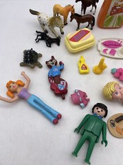Vintage Toy Lot Mixed Toys Conditions Vary