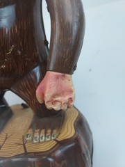 Vintage 1950s Japan Gorilla Shooting Target Battery Operated Tin Toy Not Working