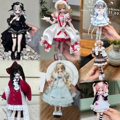 Pre-Sale 6Pcs Saturday Girls Cutie 7.9In Bjd 1/6 Dressable Action Figures Gift