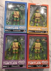 4pcs NECA Teenage Mutant Ninja Turtles Usagi Yojimbo 7-inch (Turtles Only)- New