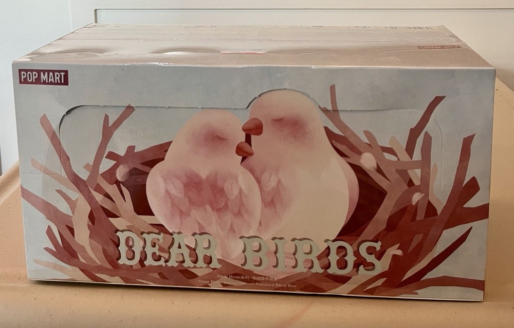 Pop Mart Dear Birds Plush Pendants – Sealed Set (8 blind Boxes)-Authentic