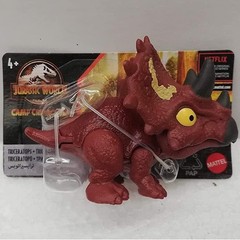 Camp Cretaceous Snap Squad Triceratops Figure – Perfect for Ages 4 and Up