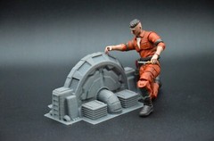 STAR WARS INDUSTRIAL GENERATOR SCI FI 3 3/4″ FIGURE CUSTOM DIORAMA 1:18 MECH