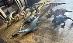 Huge Lot Of 25 Dinosaurs Schleich, Safari LTD. Jurassic Park