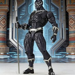 Amazing Yamaguchi Revoltech Black Panther Action Figure New In Box 6in