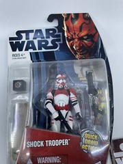Star Wars Figure Lot Shock Trooper Aqua Droid Sarco Plank Hasbro 2012