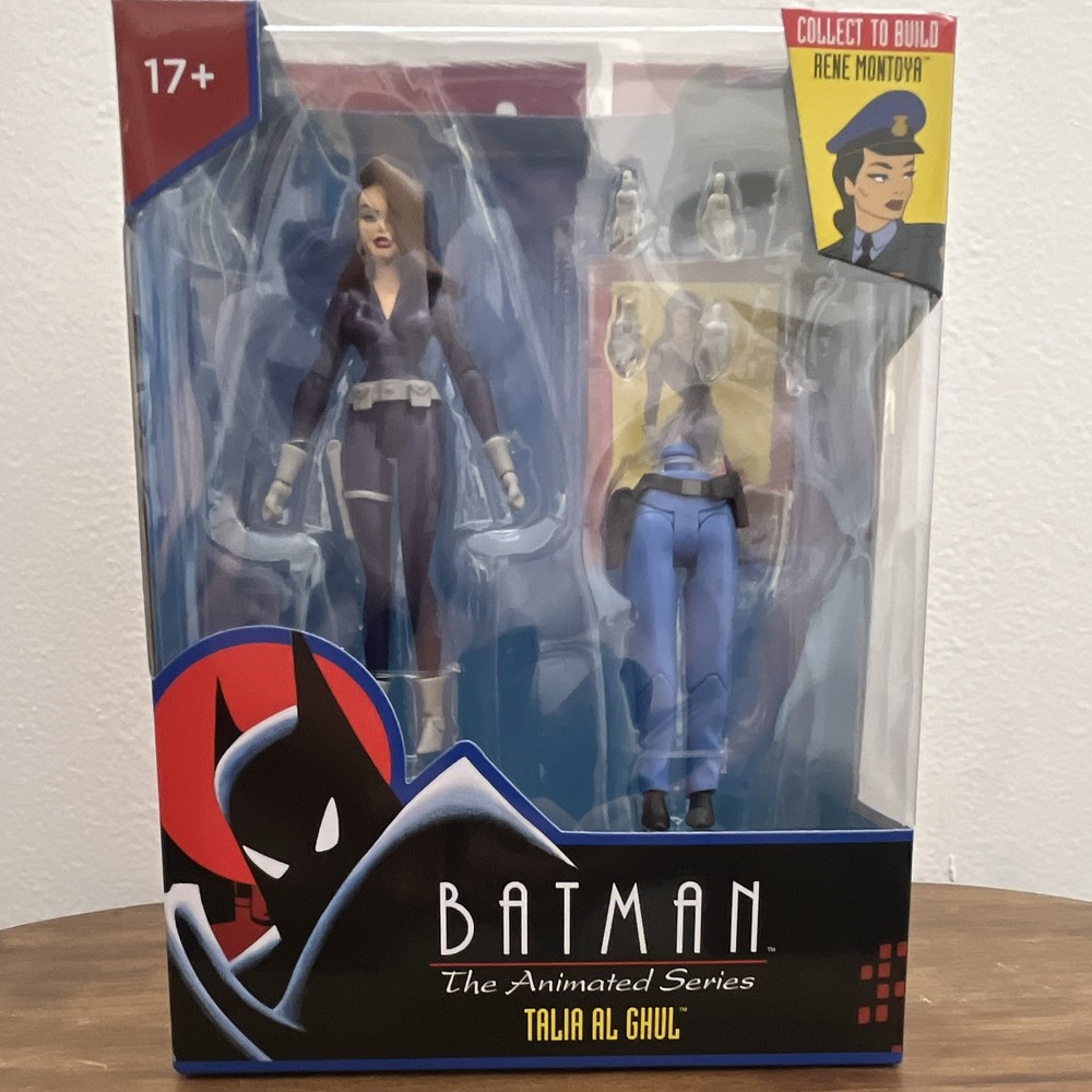 McFarlane Toys Batman: The Animated Series Talia al Ghul BAF Rene Montoya