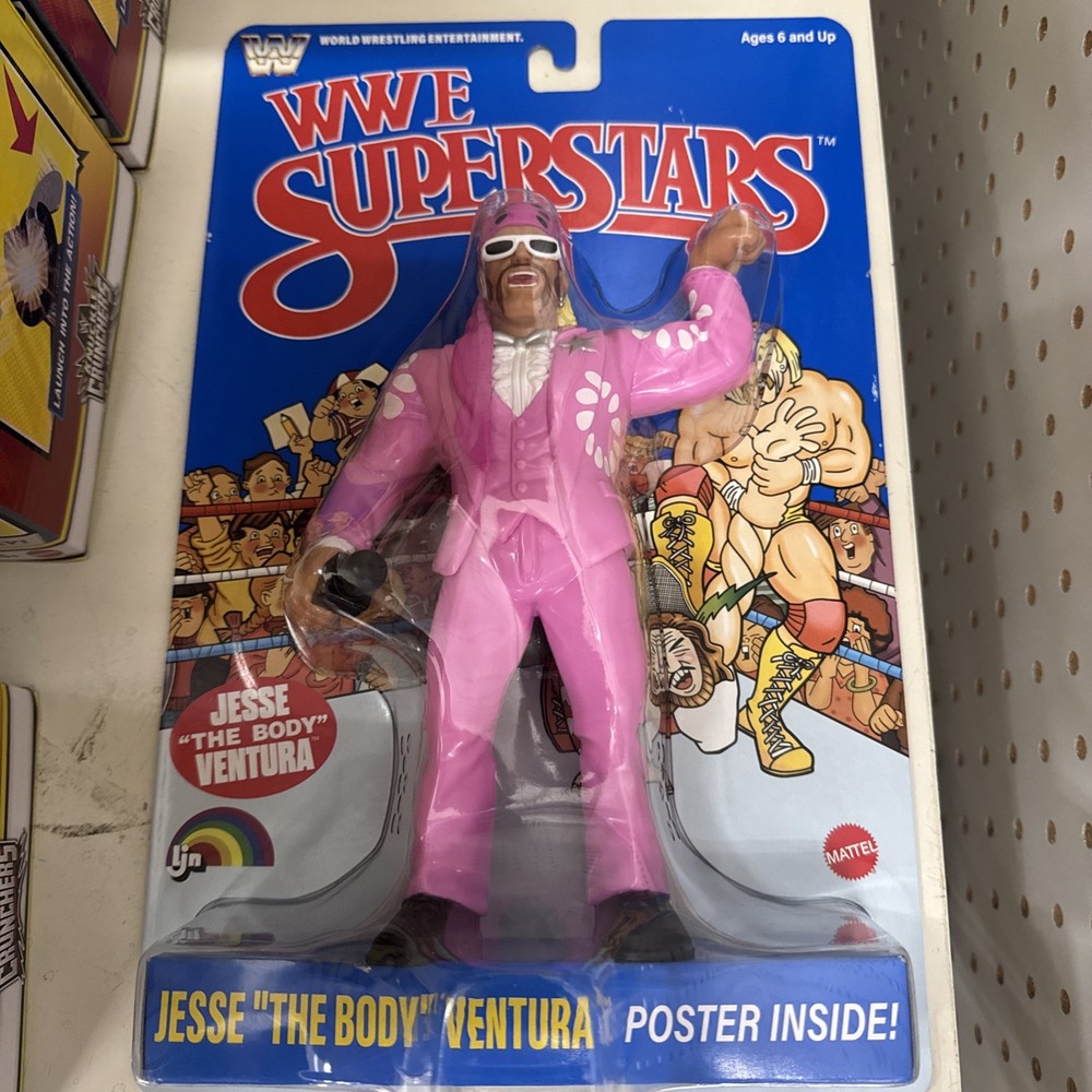 LJN WWE Superstars Series 2 Jesse “The Body” Ventura 1980s Retro 8″ IN HAND