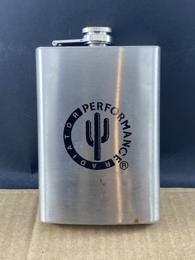 Radiator Performance Stainless Steel 8oz Flask, MULTIPLE ITEMS SHIP $1 EACH!