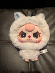 Baby Three Cats And Dog Series “Big Head Baby” Zipper Bag Plush Collectable