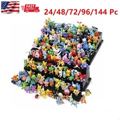 24/144 Style Pokemon Figure Toys Anime Pikachu Action Figure Model Xmas Gift