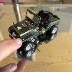 Hound 1984 CIRCLE STAMP Hasbro G1 Transformers Military Jeep Figure Takara Japan