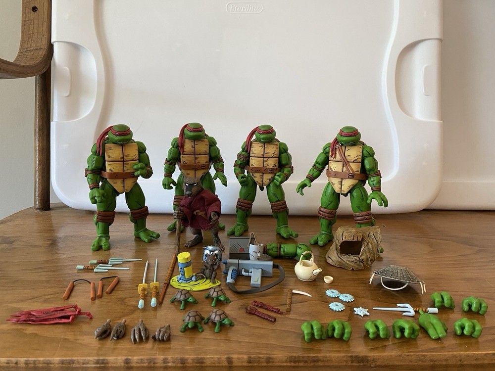 NECA Teenage Mutant Ninja Turtles Mirage Set with Splinter