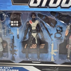 Hasbro GI Joe 50th Vanishing Act Hit & Run Torpedo Zartan Action Figure 3 Pk New