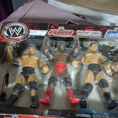 WWE Superstars RAW SmackDown Action Figure Set 4-Pack Boxed, Multicolor