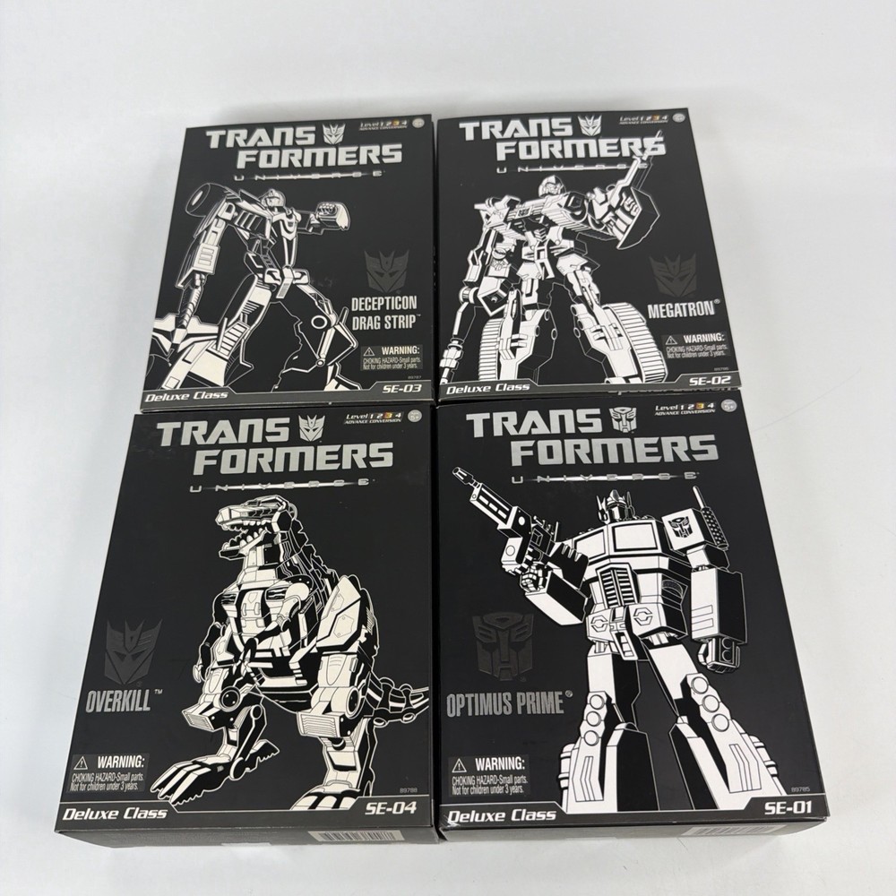 Lot 4 Transformers Universe Classics Deluxe Class Brand New Overkill Megatron