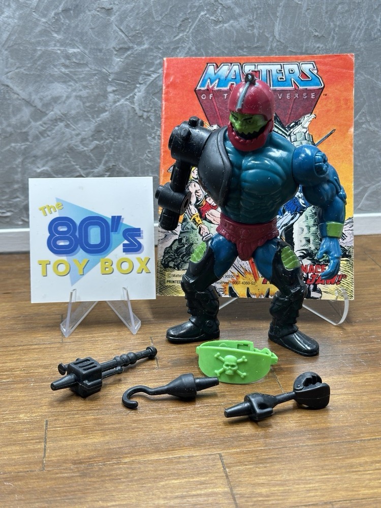 Trap Jaw 100% Complete Masters of the Universe He-Man MOTU 1981 Mexico Vintage