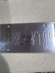 TMNT NECA Loot Crate Exclusive Party Wagon Metal License Plate NEW