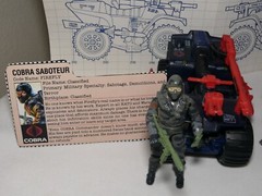 VINTAGE HASBRO G.I. JOE MG DEFENSE FEAT. ROCK ‘N ROLL, ROADBLOCK AND FIREFLY