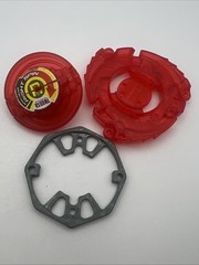 Clear Red Seaborg 2 Beyblade Takara Tomy V Force