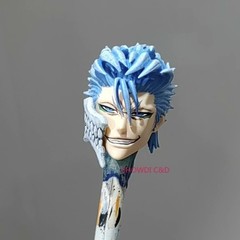 1/12 BLEACH Grimmjow Head Carving For 6″ Romankey VTOYS SHF Figure Body