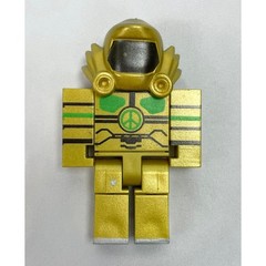 Roblox Gold Classic Icons Action Figures Set 4 Builderman Robot Dominus Dude