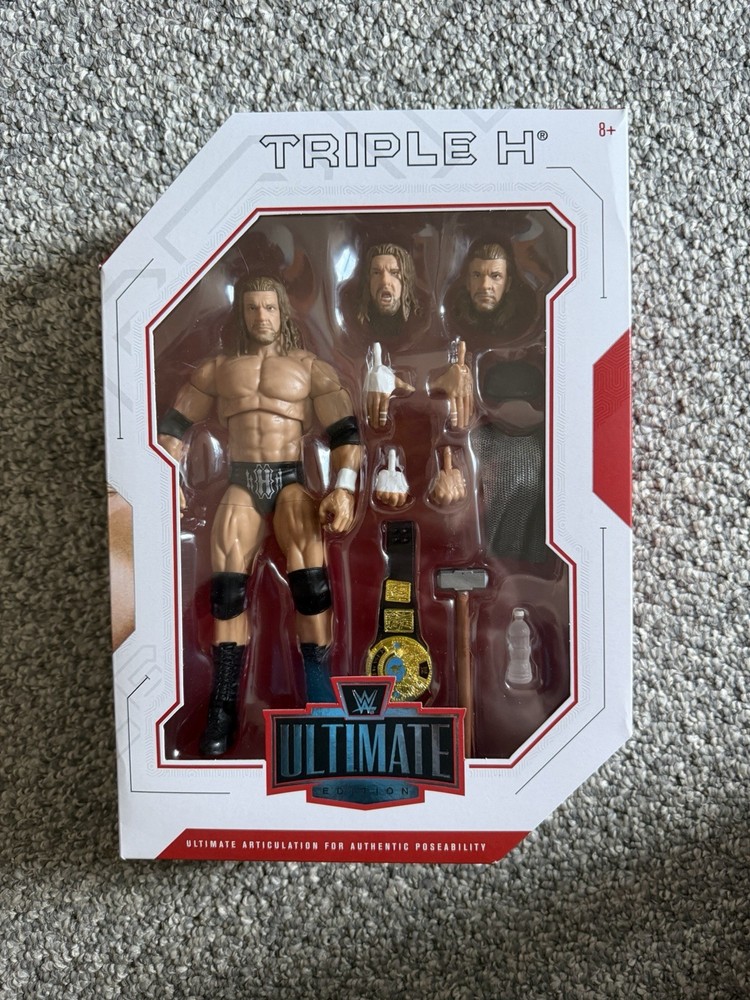 WWE Triple H Ultimate Edition Wave 3 Mattel Attitude Era WWF CHAMPION NEW