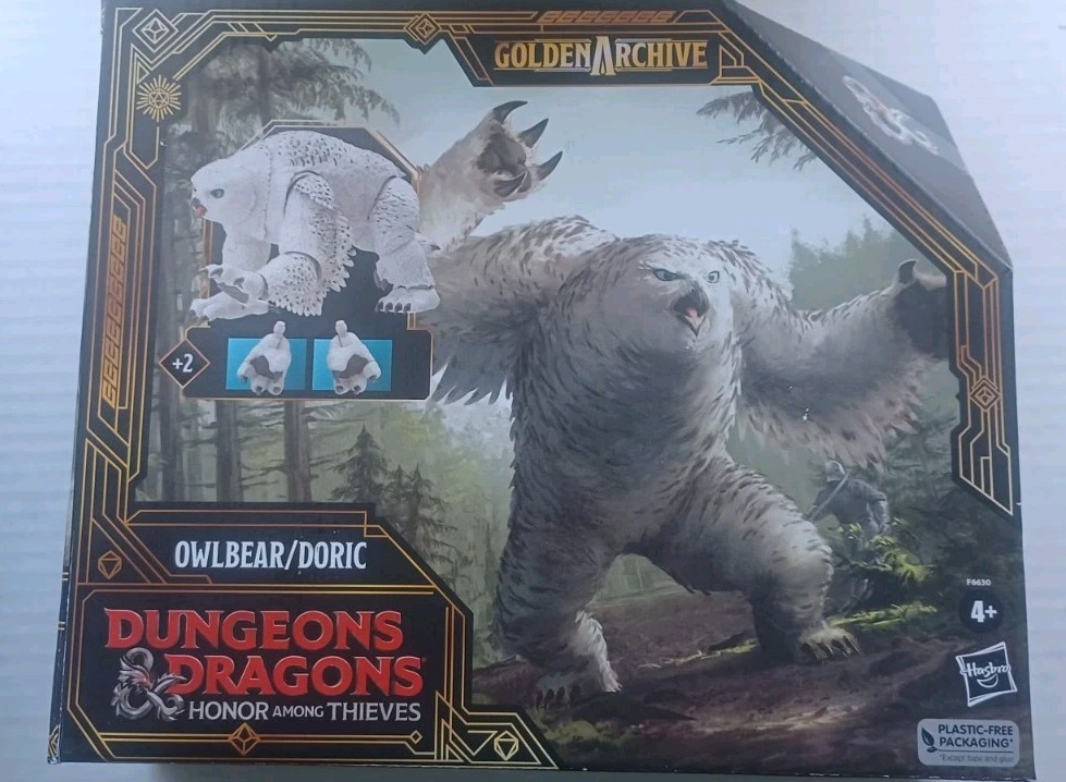 Dungeons Dragons Golden Archive Owlbear Doric Action Figure 2023 Wizards 9 inch