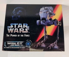 Star Wars Power Of The Force Imperial AT-ST Scout Walker Vehicle POTF Vintage