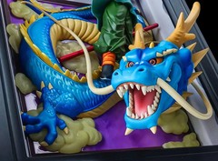 Bandai Tamashii Art Dragon Ball Son Goku & Dragon Three Dimensional Painting New