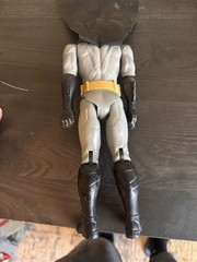 Mattel DC Comics Batman Action Figure Plastic Gray Black Yellow Cape 2018