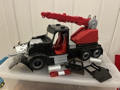 MATTEL WWE WREKKIN RAMPAGE RIG VEHICLE Semi Truck Wrestling Figure Set Complete