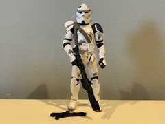 Star Wars 3.75” Hasbro 30th Comic Pack Kashyyyk Trooper Purple Loose Complete