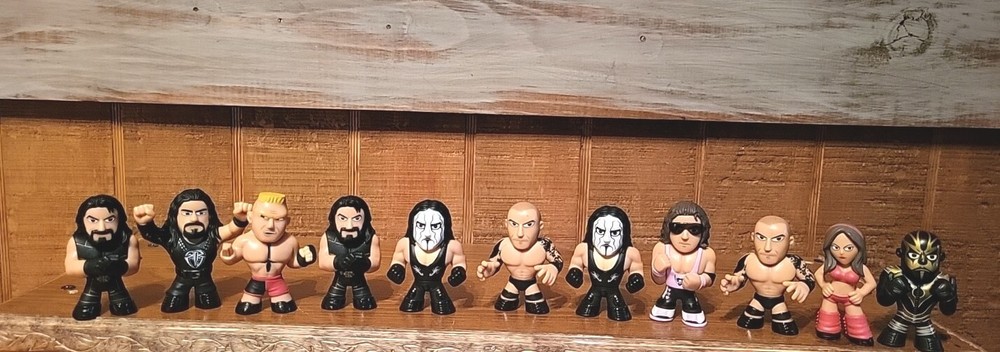 WWE Funko Pop Mystery Minis Lot Of 11 Variety Figures 3″ Vinyl Plastic